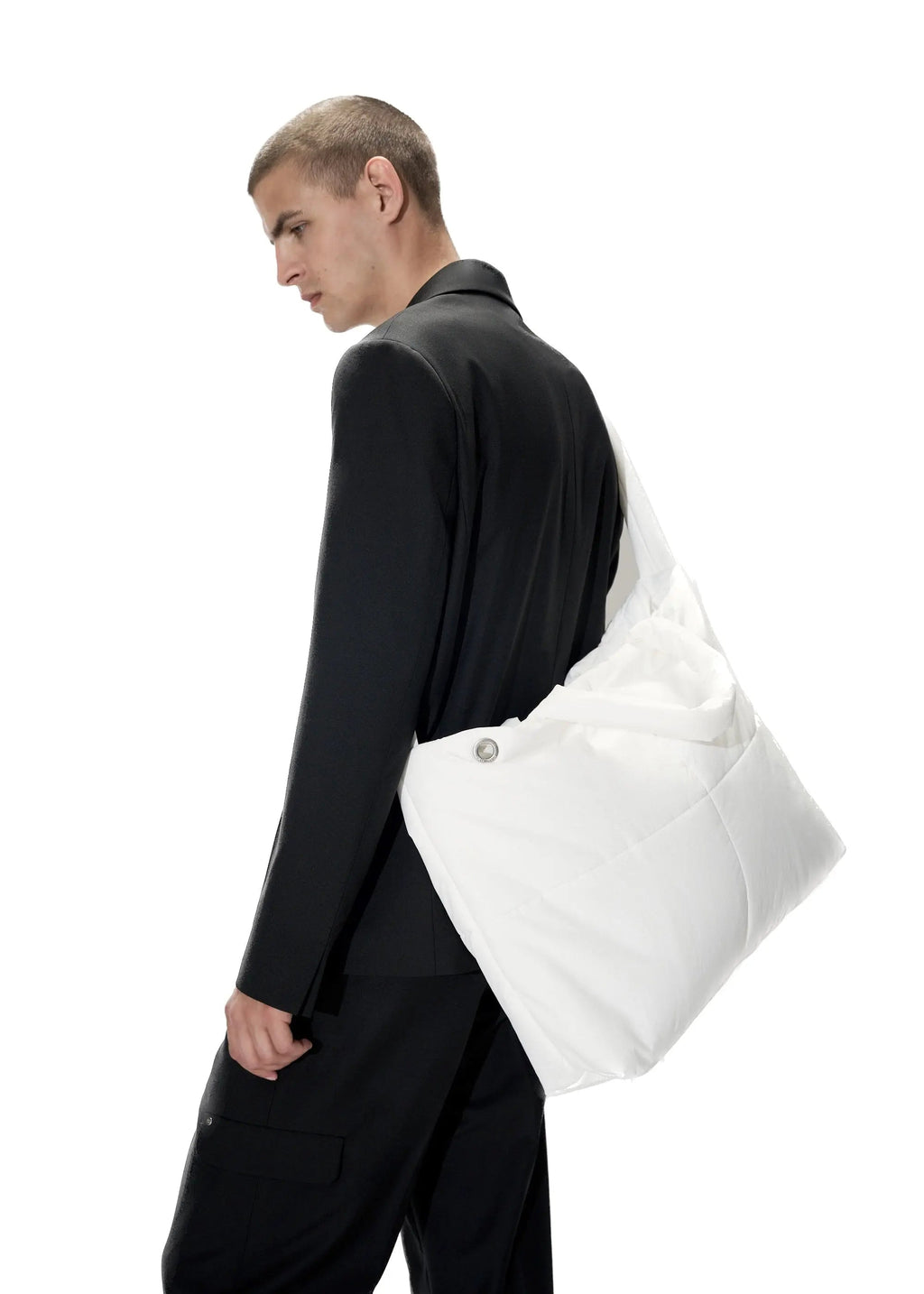 PAST TENSE Nylon Insulated Tote Bag 