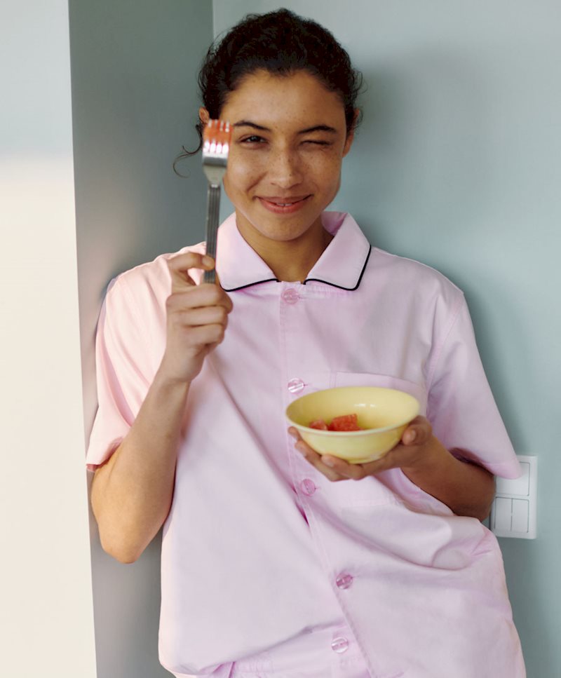 Outline Pyjama S/S Shirt HAY