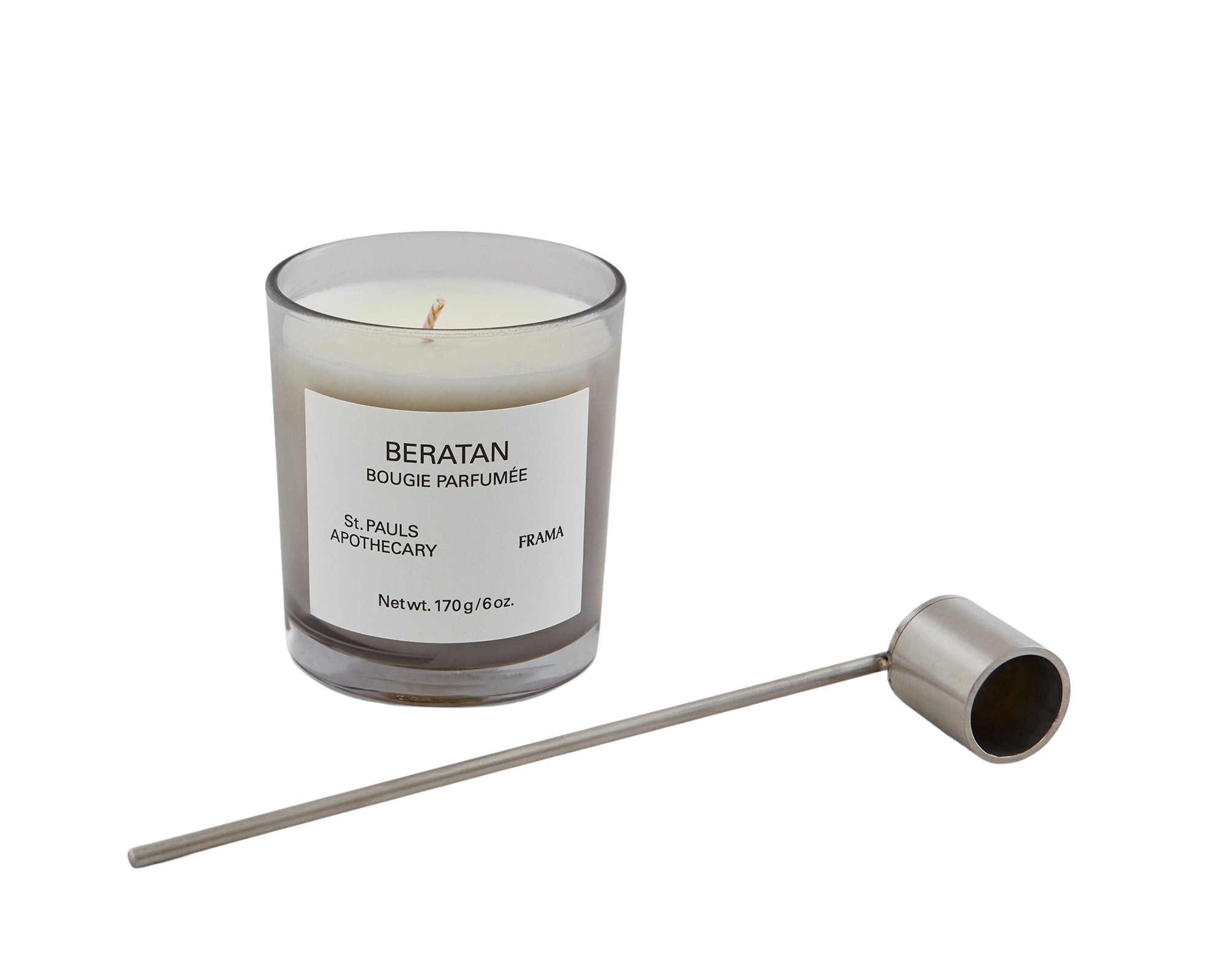FRAMA - Scented Candle + Candle Snuffer | Beratan | 170 g St. Paul's Apothecary