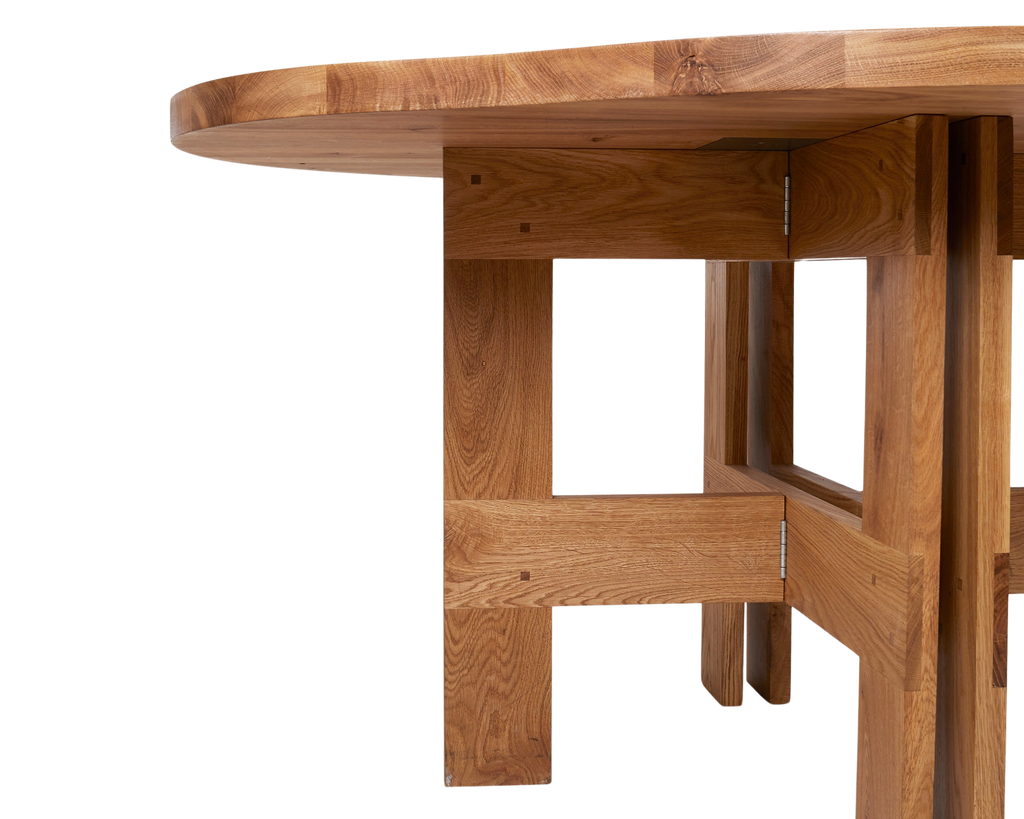 FRAMA - Farmhouse Trestle Table | Natural Oak | Pond