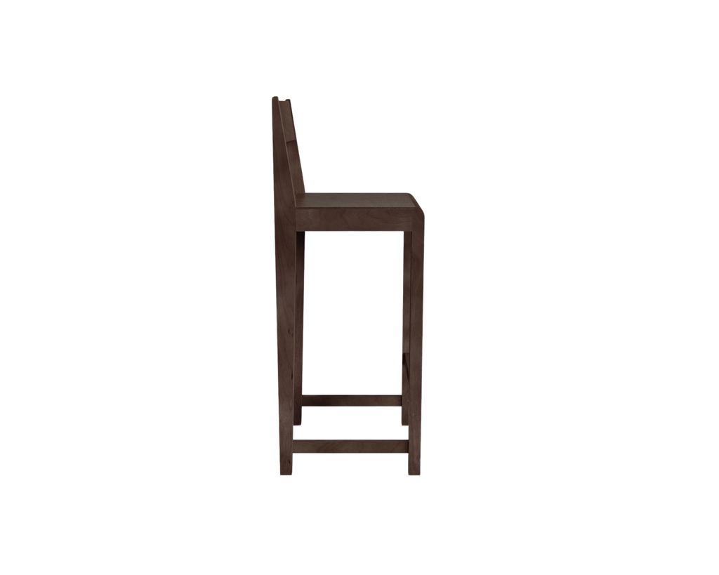 FRAMA - Bar Chair 01 | Dark Brown Birch | H76