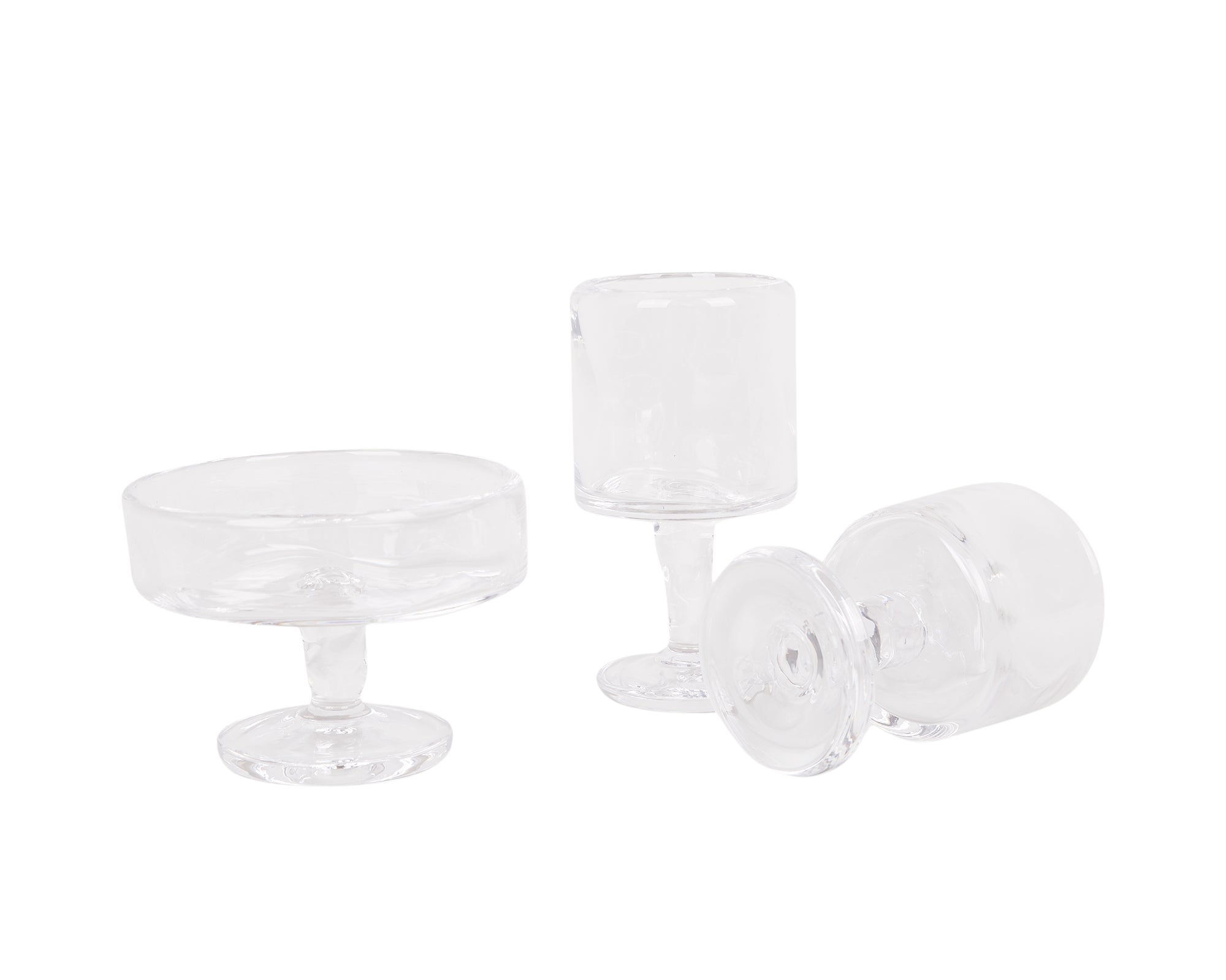 FRAMA - 0405 Stem Glass Set of Two | Clear | Wide Frama