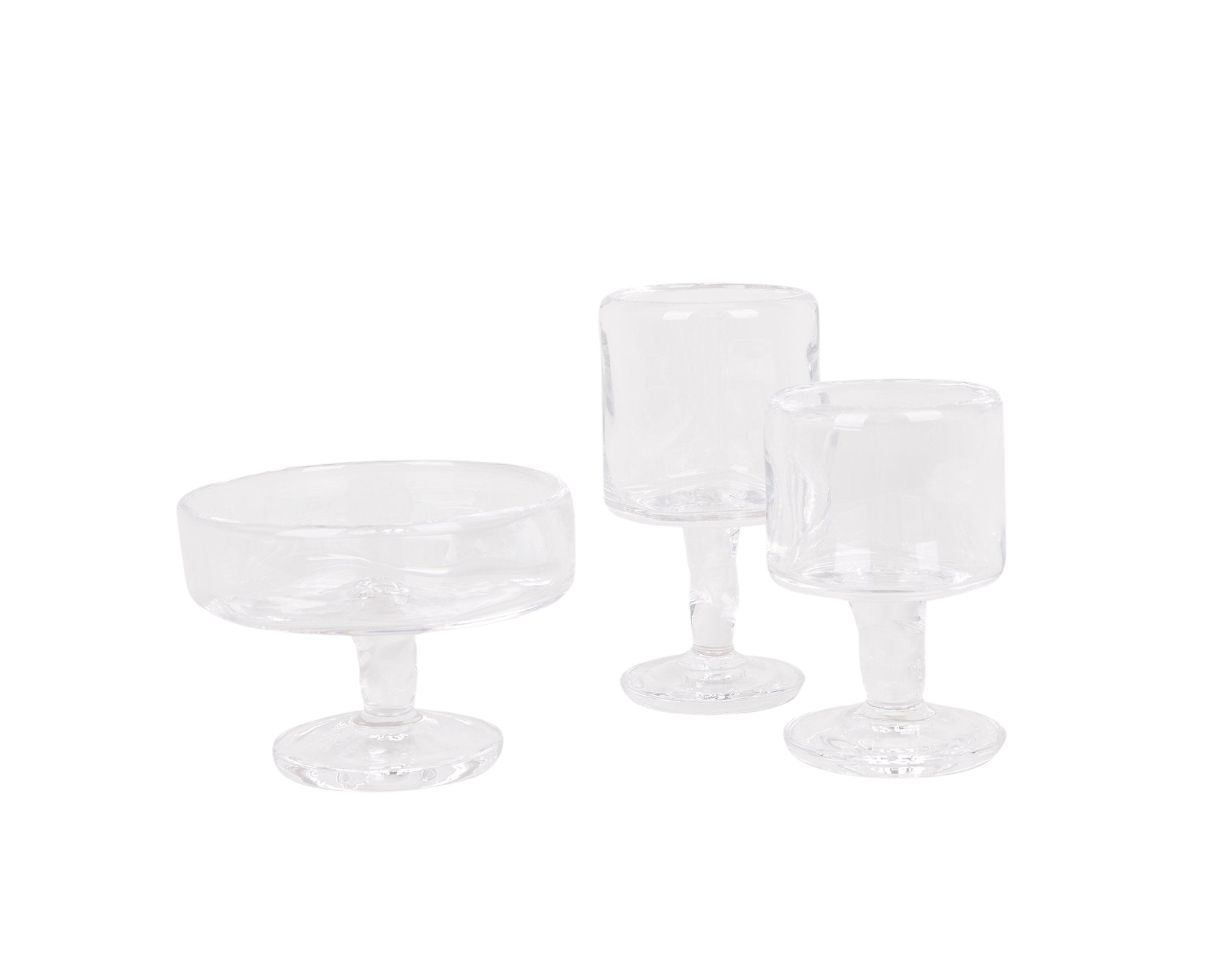 FRAMA - 0405 Stem Glass Set of Two | Clear | Medium Frama
