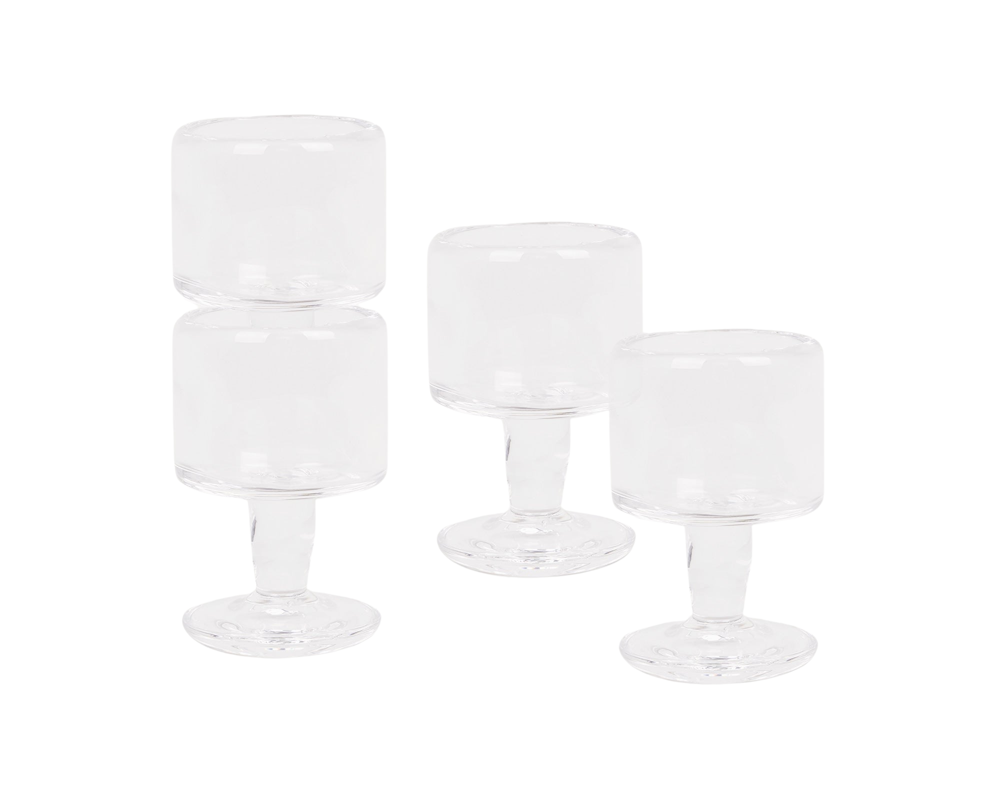 FRAMA - 0405 Stem Glass Set of Four | Clear | Small Frama