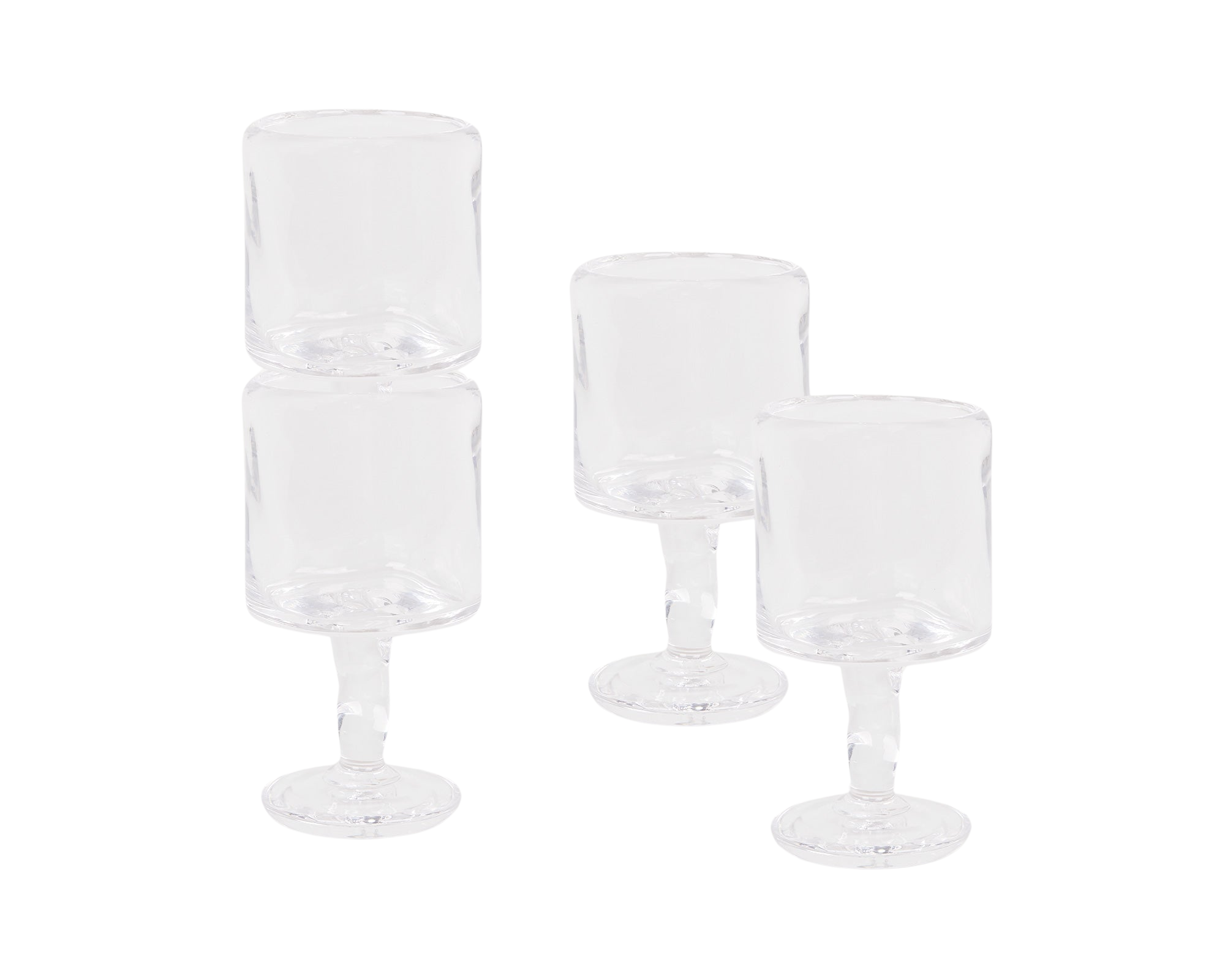 FRAMA - 0405 Stem Glass Set of Four | Clear | Medium Frama
