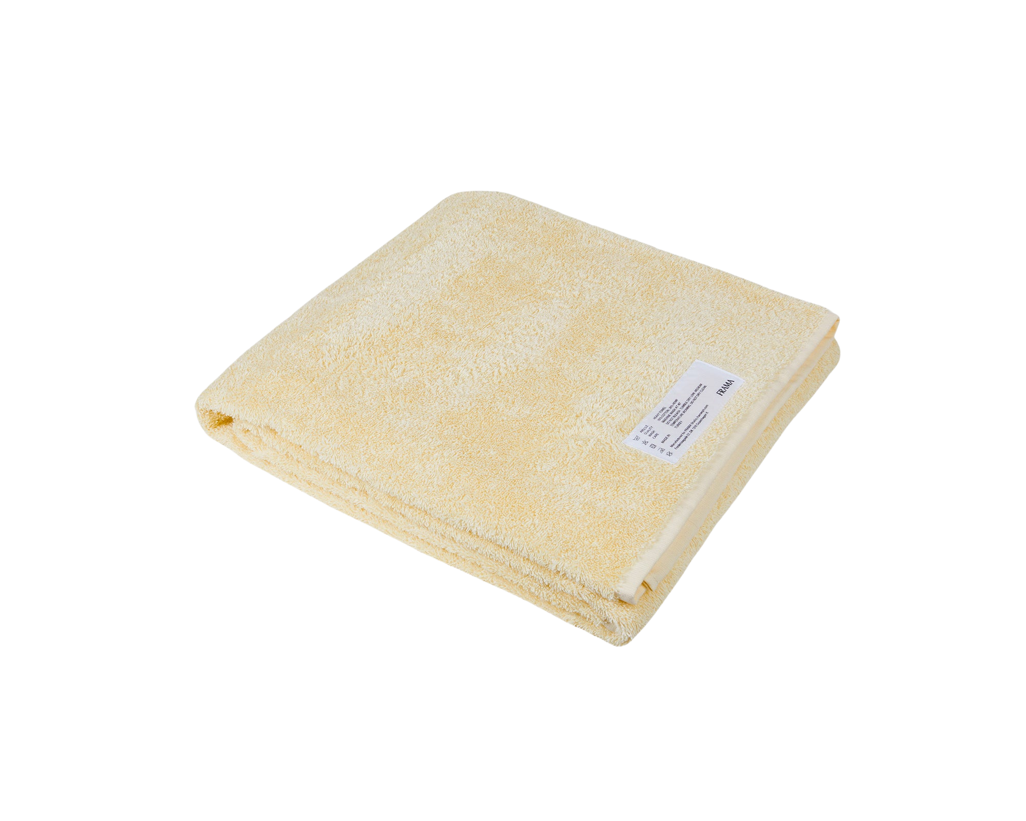 FRAMA - Heavy Towel | Pale Yellow | Bath Sheet Frama