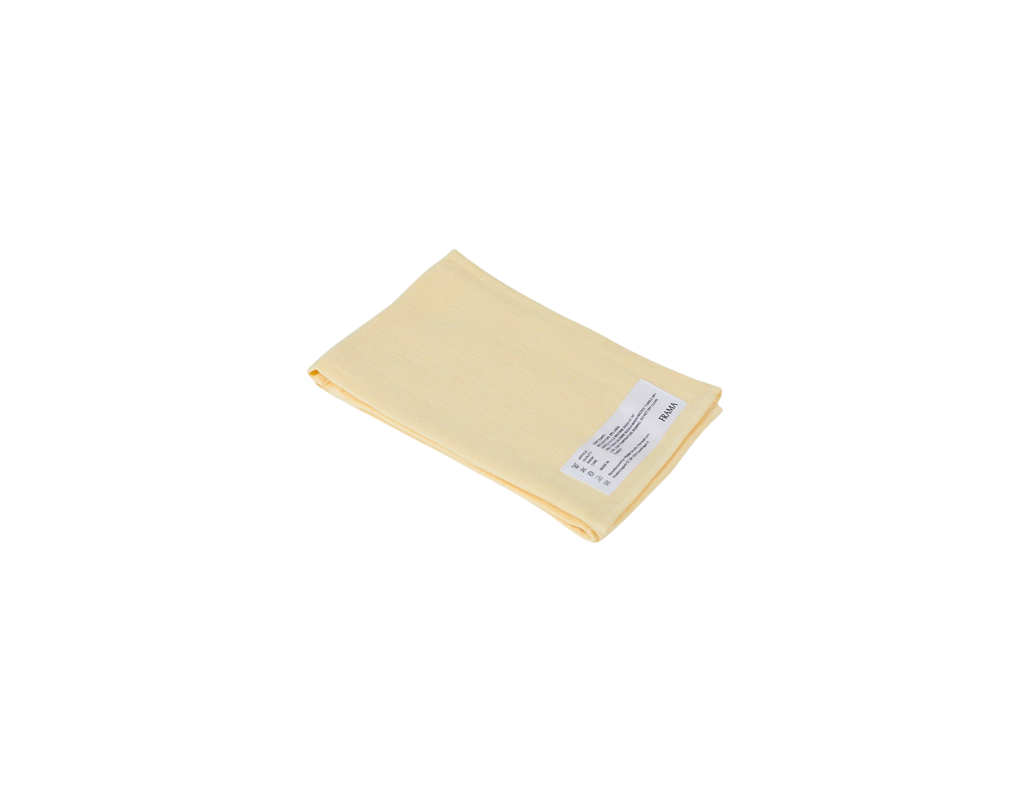 FRAMA - Light Towel | Pale Yellow | Hand Towel Frama