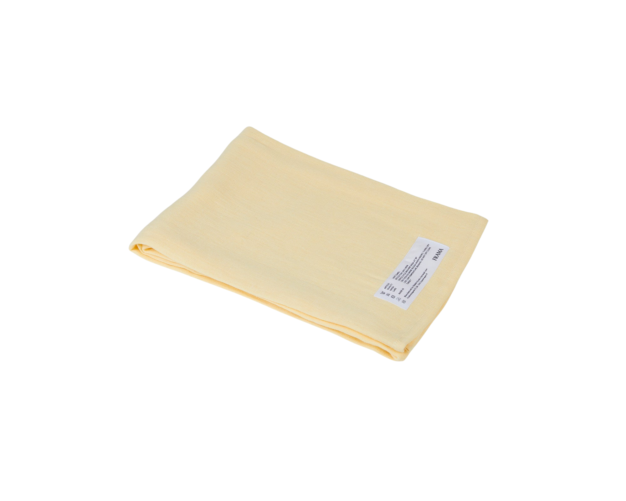 FRAMA - Light Towel | Pale Yellow | Bath Towel Frama