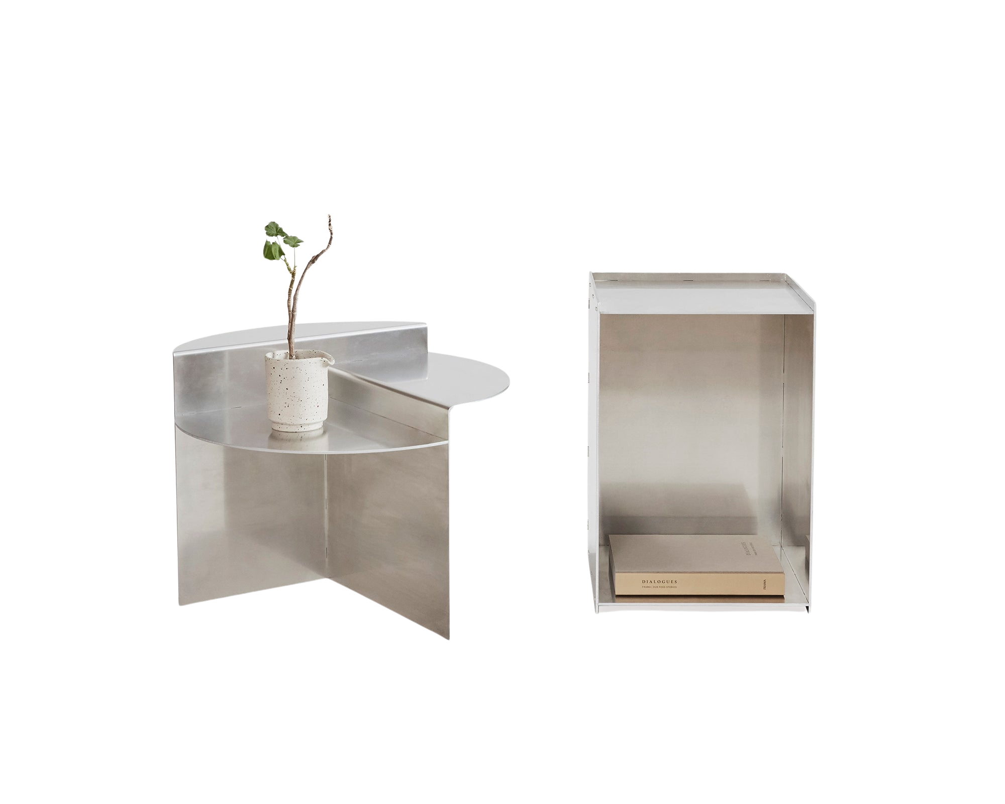 FRAMA - リベットサイドテーブル | アルミニウム