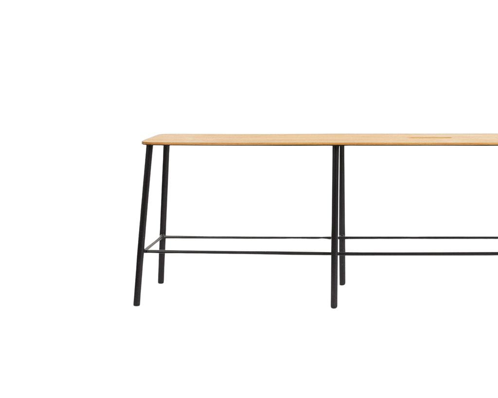 FRAMA - Adam Bench | Black / Oak | L160