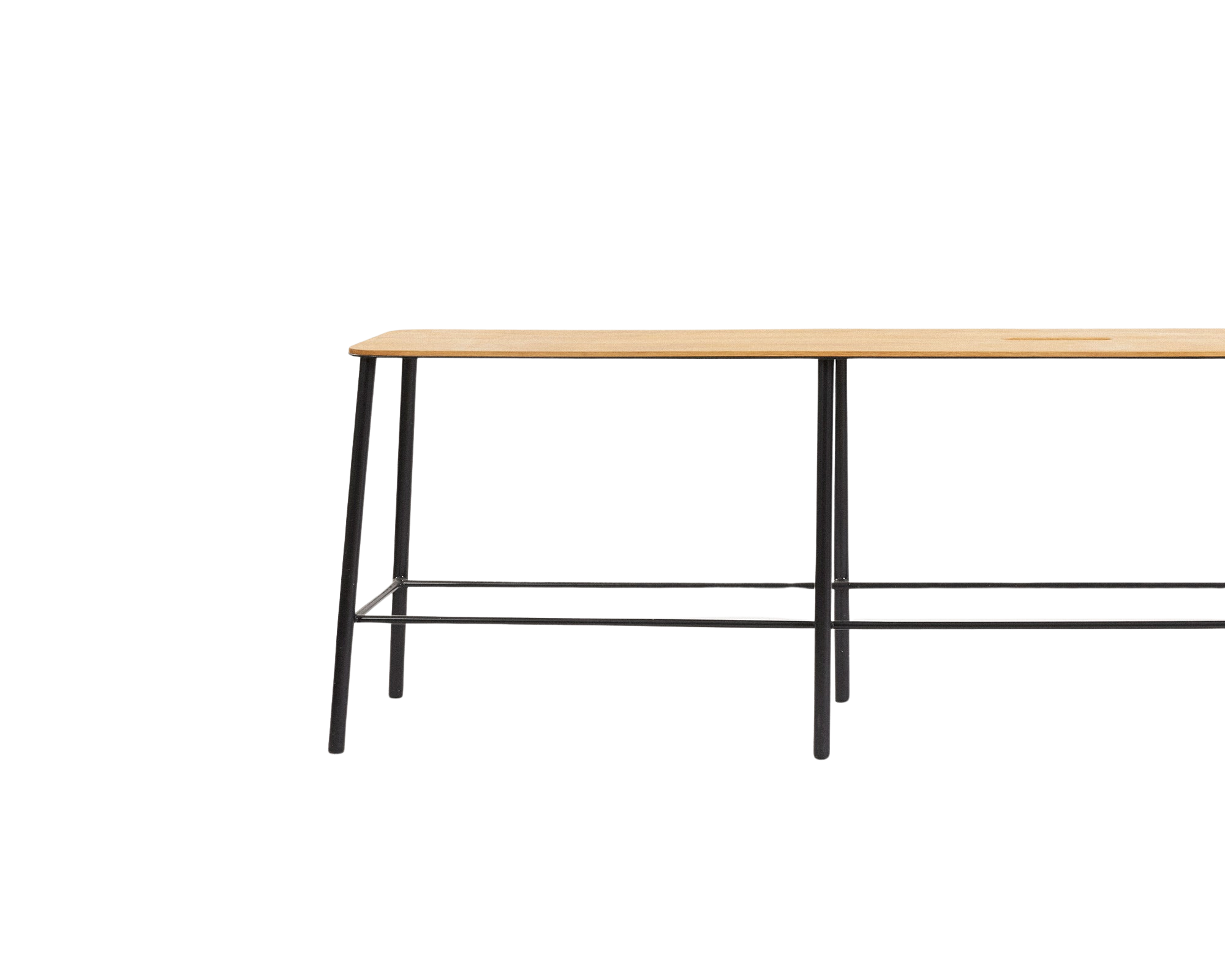 FRAMA - Adam Bench | Black / Oak | L160