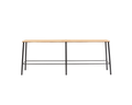 FRAMA - Adam Bench | Black / Oak | L120