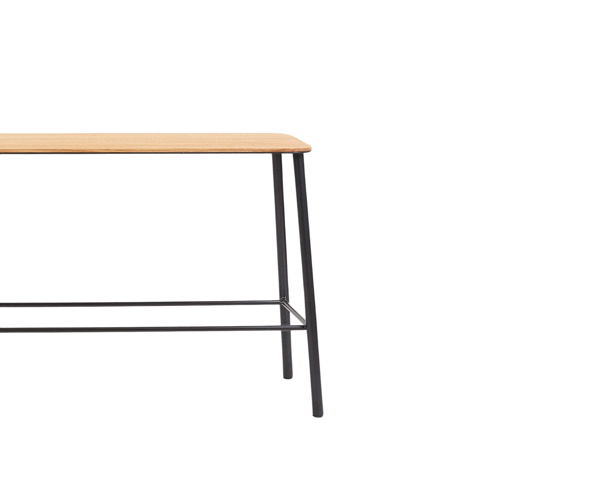FRAMA - Adam Bench | Black / Oak | L120