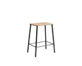 FRAMA - Adam スツール | ブラック / オーク | H50