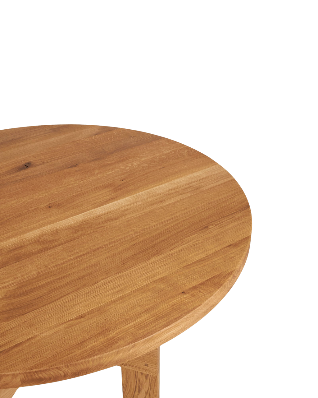 FRAMA - Farmhouse Trestle Table | Natural Oak | 120 Ø Round