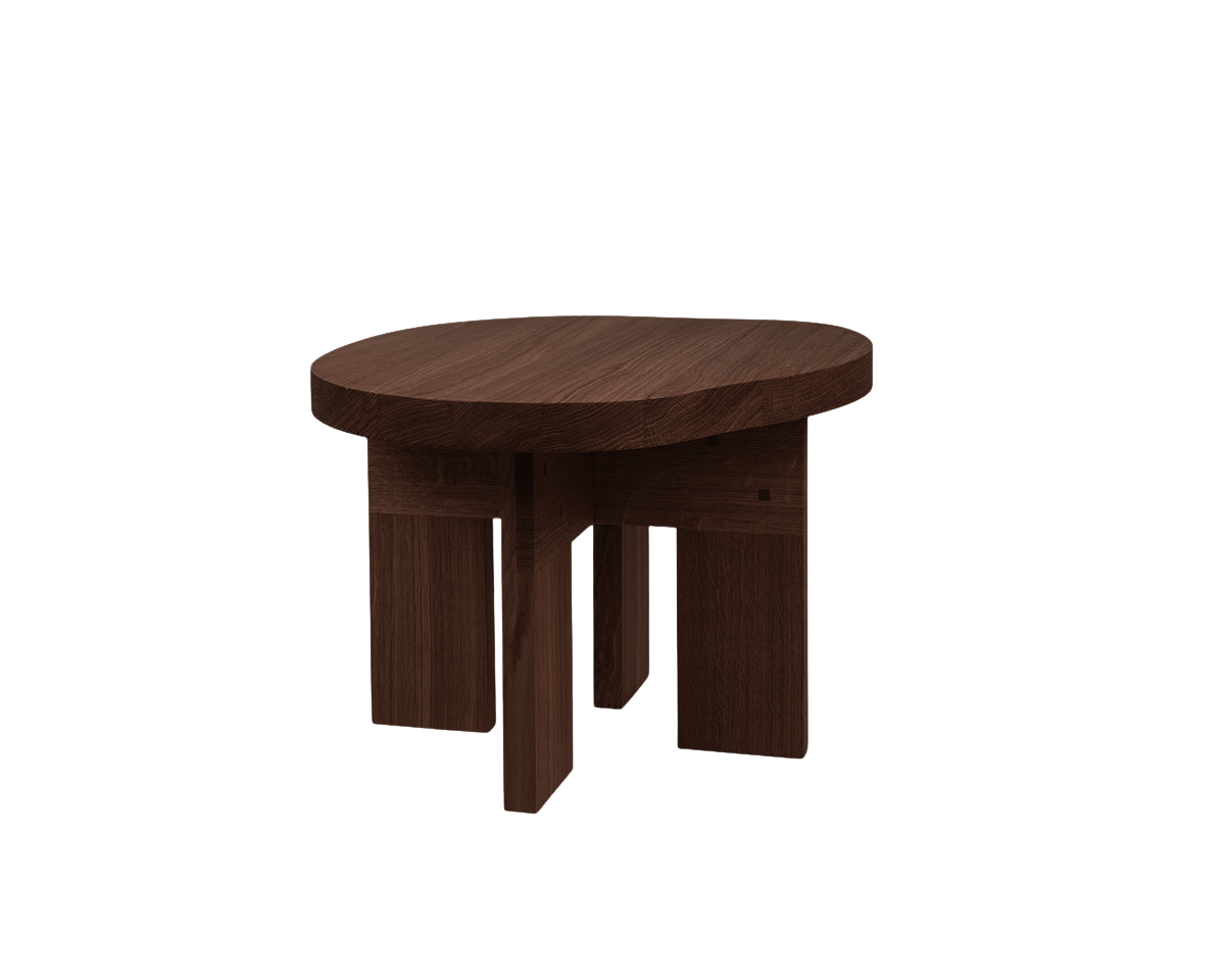 FRAMA - Farmhouse Side Table | Dark Oak | Pond Frama