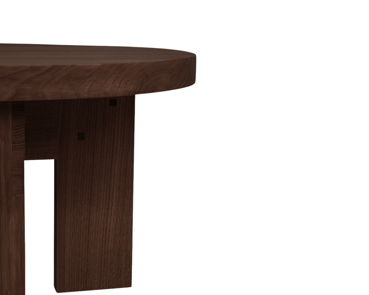 FRAMA - Farmhouse Side Table | Dark Oak | Pond Frama