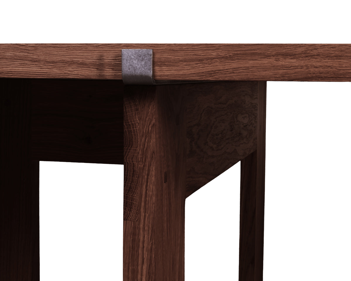 FRAMA - Farmhouse Trestle Table | Dark Oak | L220 Planks Frama