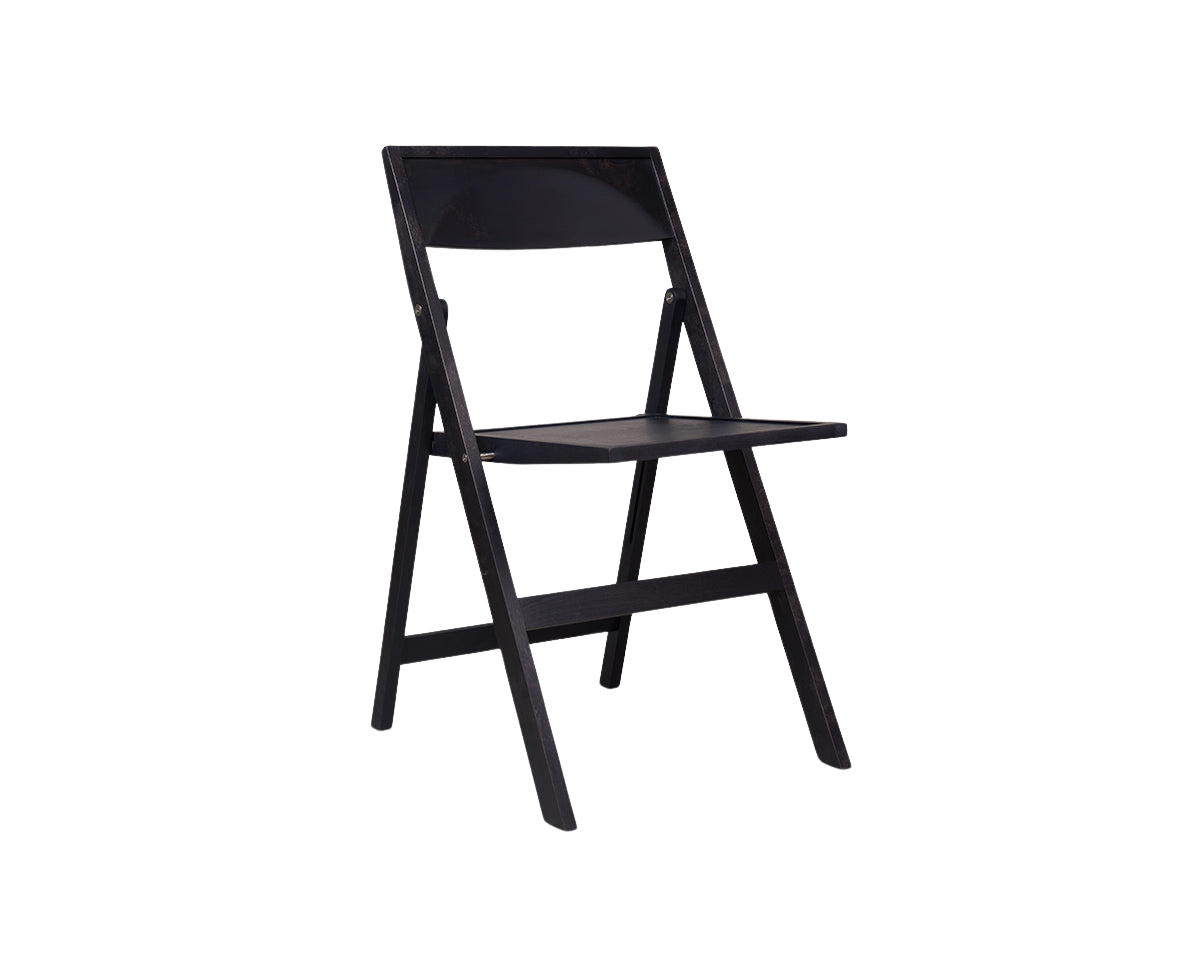 FRAMA - Folding Flat Chair | Ash Black Birch | Reethaus Edition