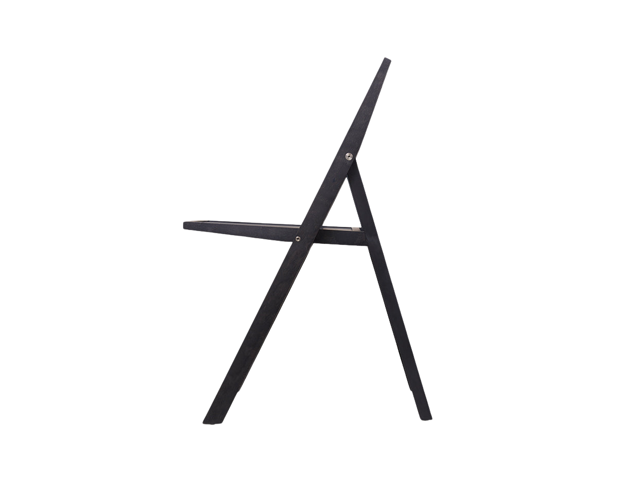 FRAMA - Folding Flat Chair | Ash Black Birch | Reethaus Edition