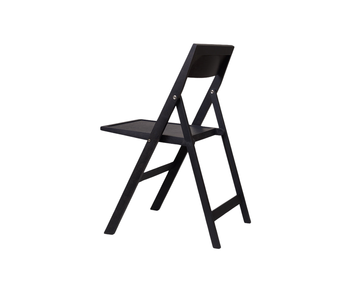 FRAMA - Folding Flat Chair | Ash Black Birch | Reethaus Edition Frama