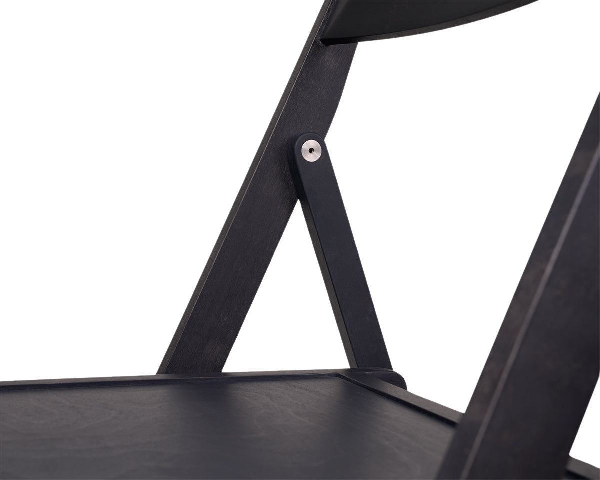 FRAMA - Folding Flat Chair | Ash Black Birch | Reethaus Edition