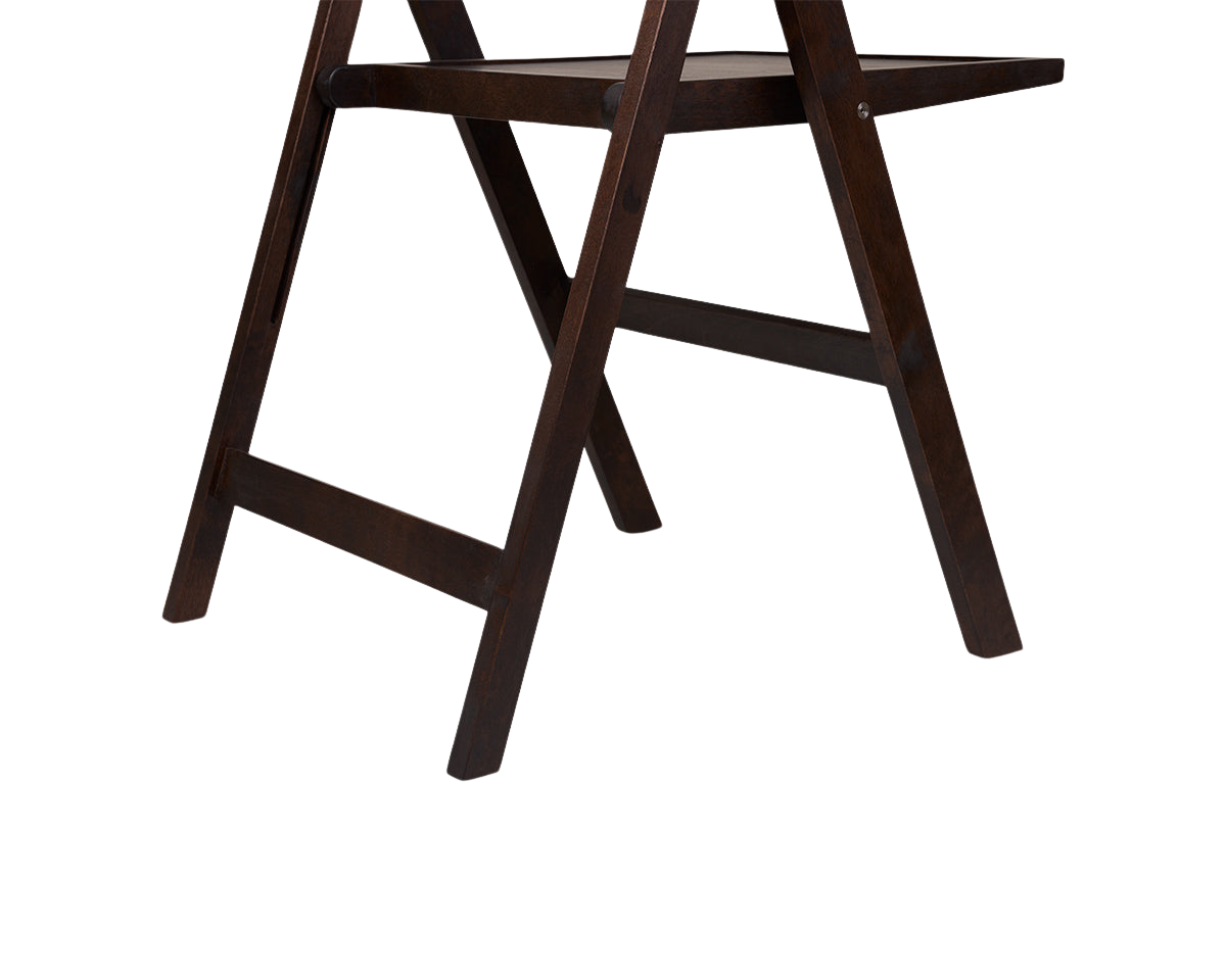 FRAMA - Folding Flat Chair | Dark Brown Birch Frama