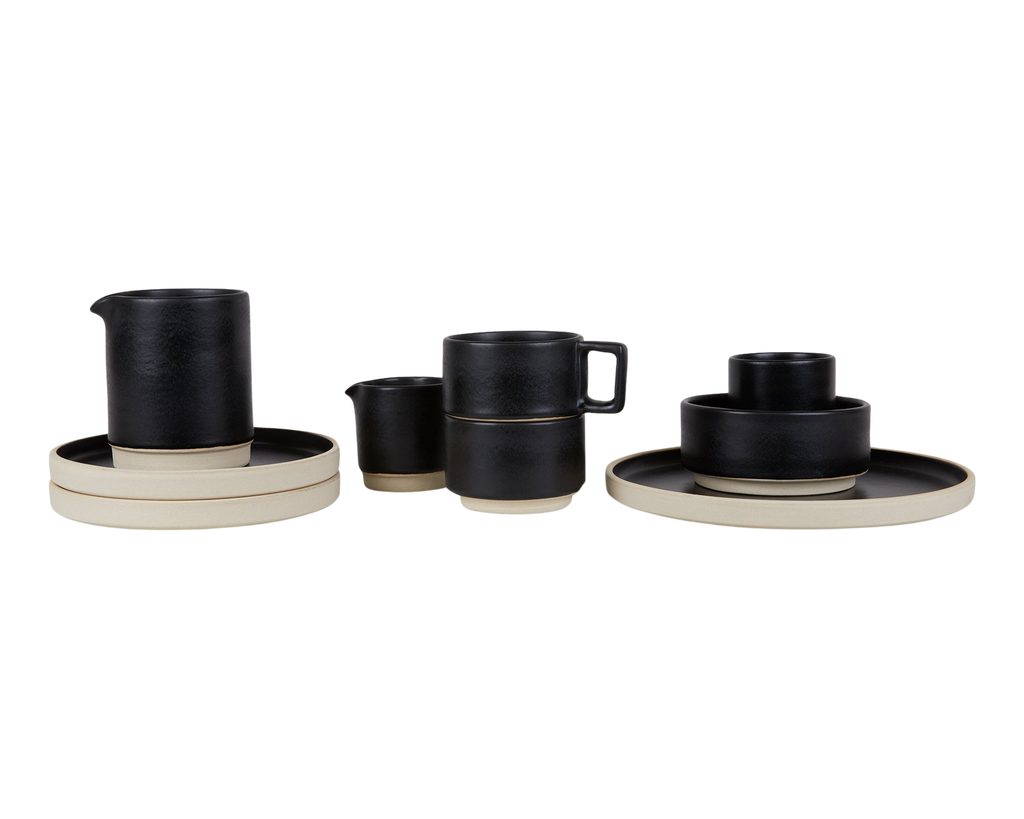 FRAMA - Otto Ceramic Bowls Set of Two | Black | Medium Frama