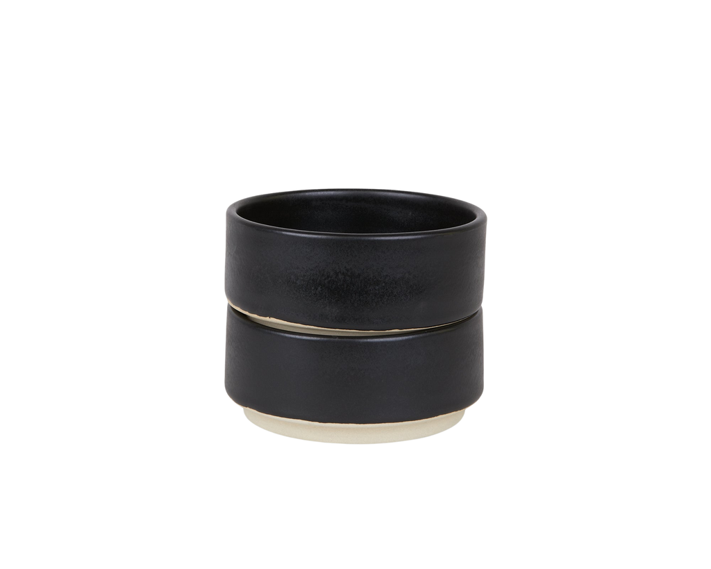 FRAMA - Otto Ceramic Bowls Set of Two | Black | Medium Frama
