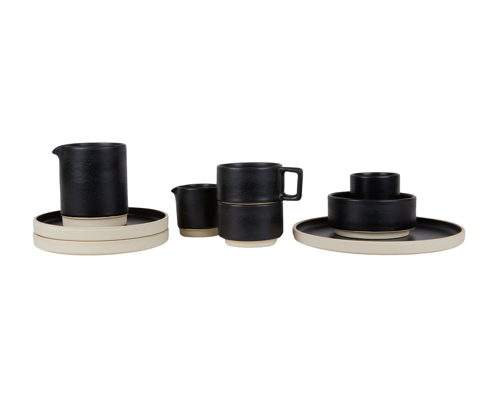 FRAMA - Otto Ceramic Bowls Set of Two | Black | Small Frama