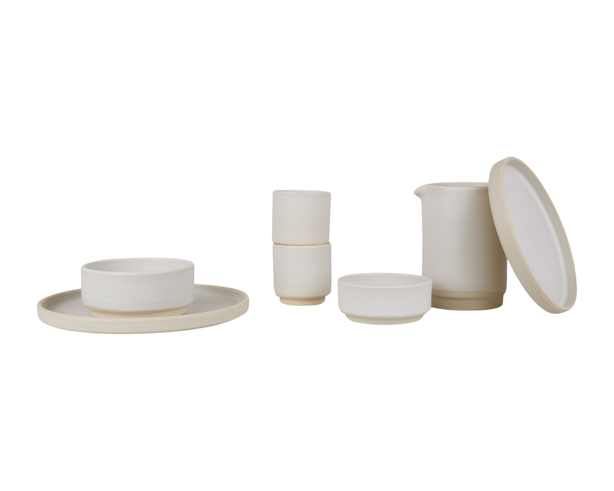 FRAMA - Otto Ceramic Plate Set of Two | Natural | Small Frama