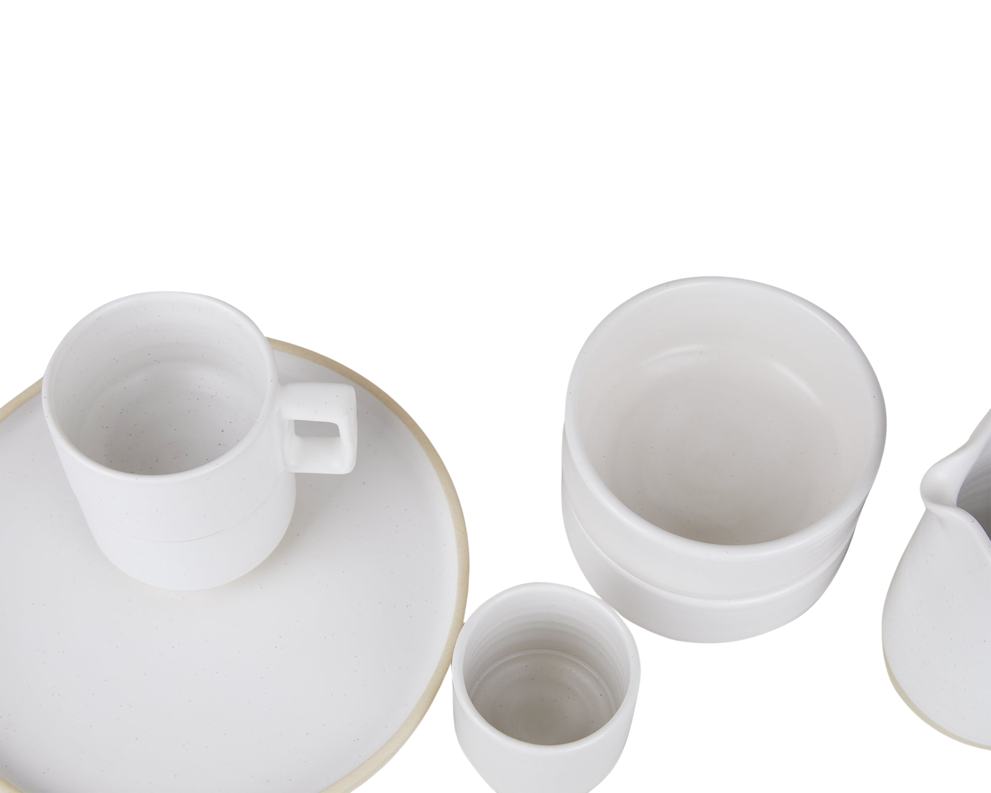 FRAMA - Otto Ceramic Plate Set of Two | White | Large Frama