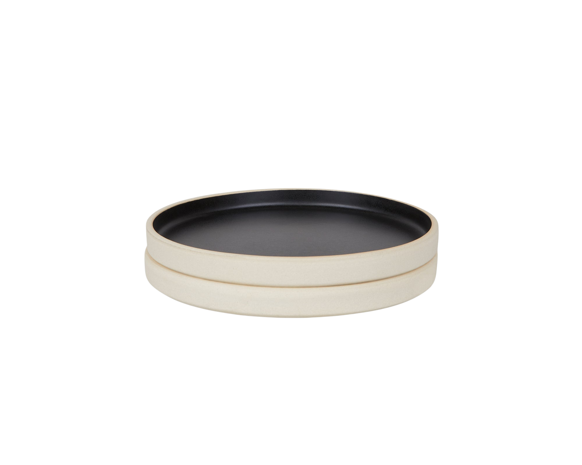FRAMA - Otto Ceramic Plate Set of Two | Black | Small Frama