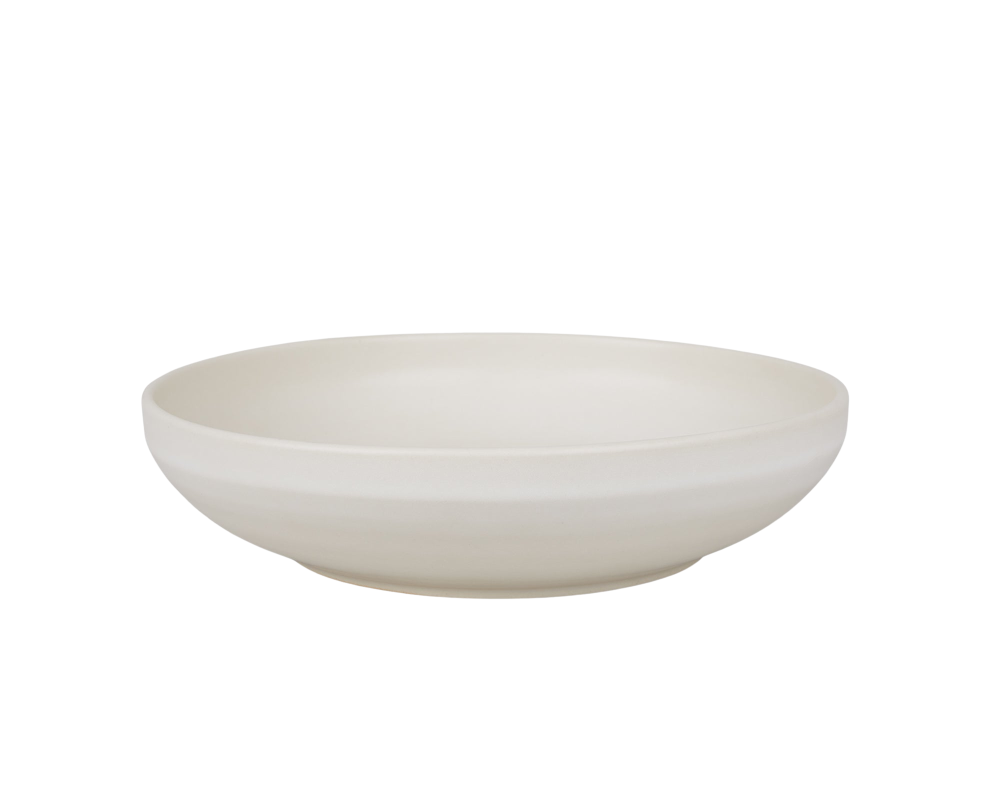 FRAMA - Otto Ceramic Shallow Bowl | Natural | Large Frama