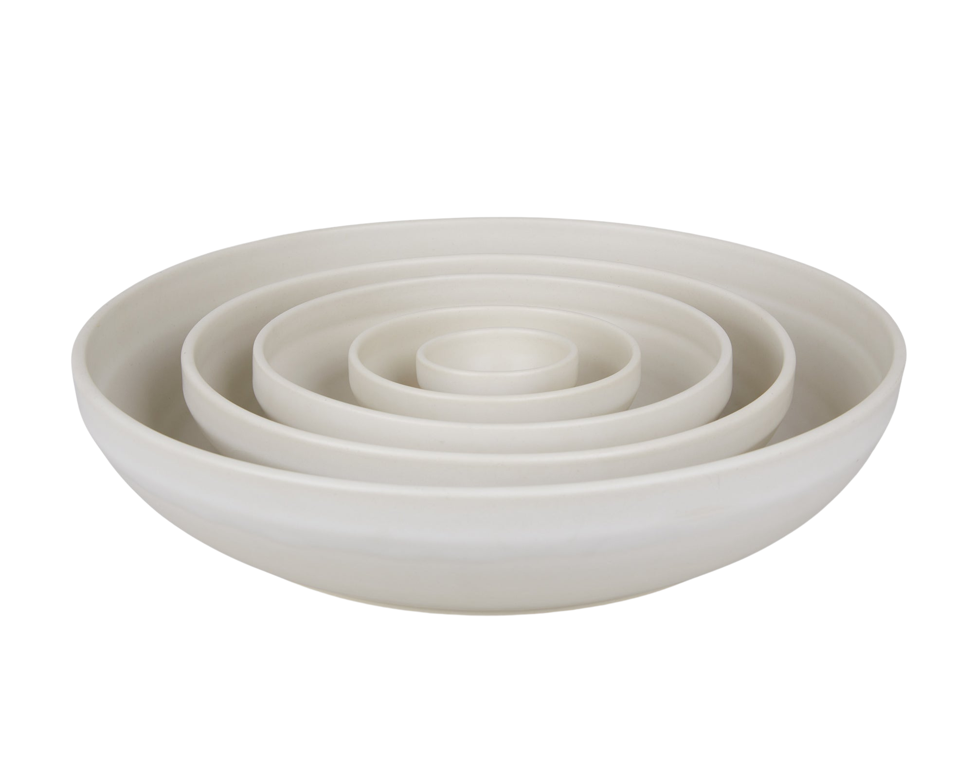 FRAMA - Otto Ceramic Shallow Bowl | Natural | Small Frama