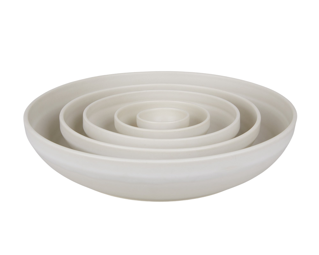 FRAMA - Otto Ceramic Shallow Bowl | Natural | Extra Large Frama