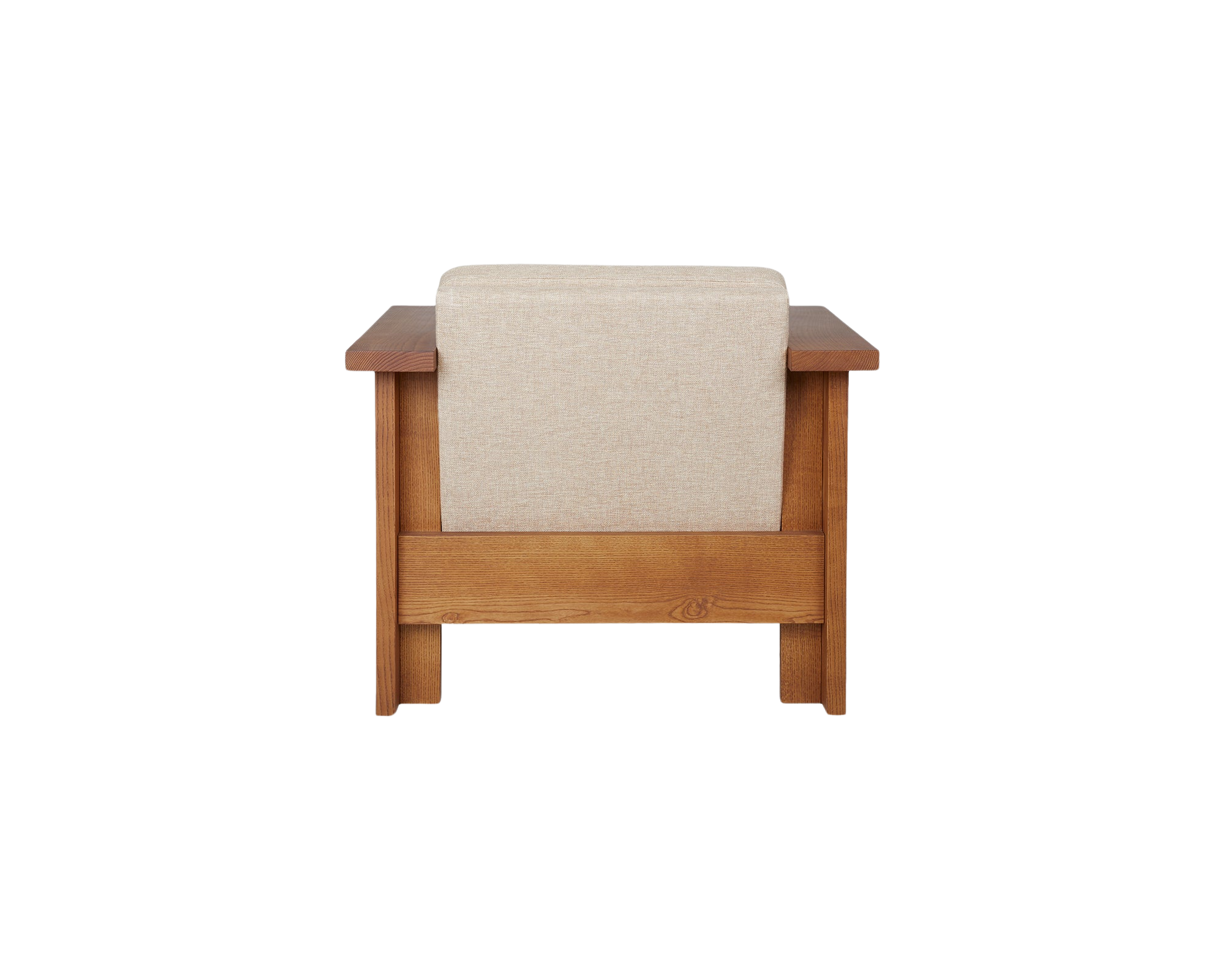 FRAMA - Symmetry Lounge Chair | Ash Wood / Oat Fabric FRAMA