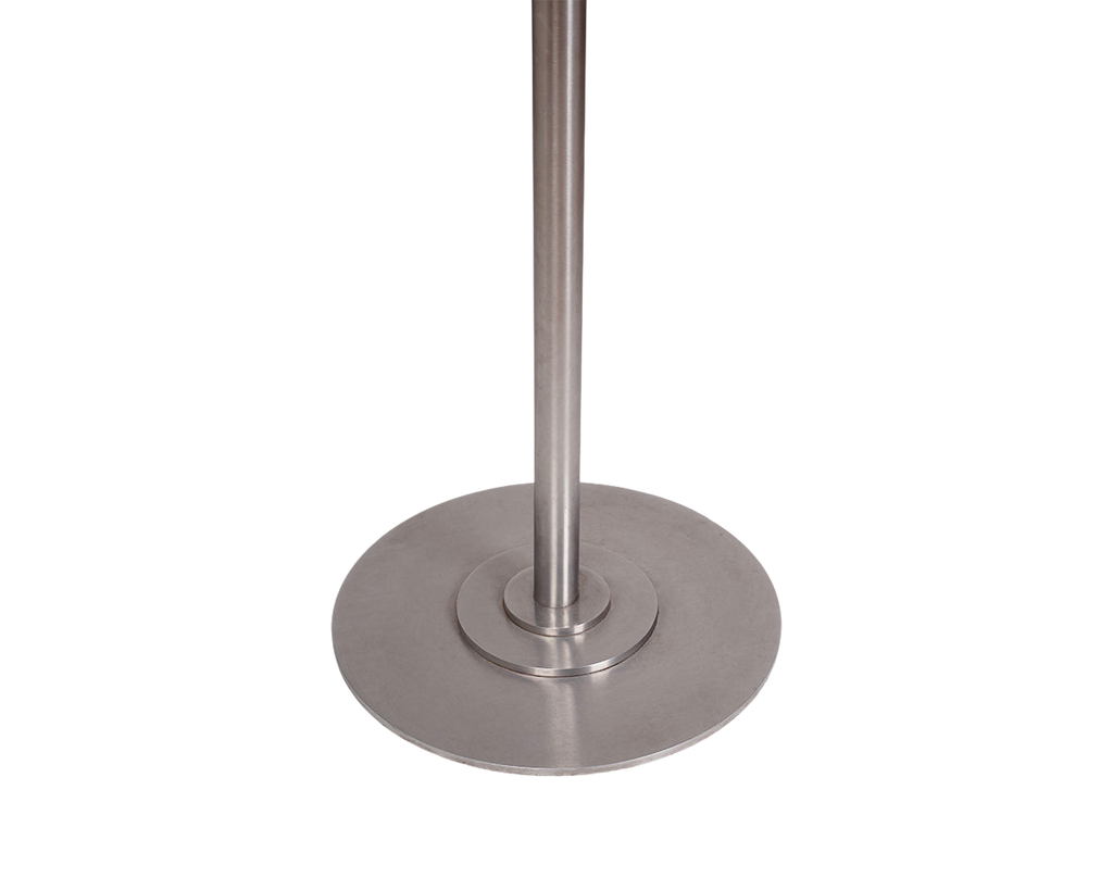 FRAMA - Table 57 | Yellow Limestone / Stainless Steel | Ø70