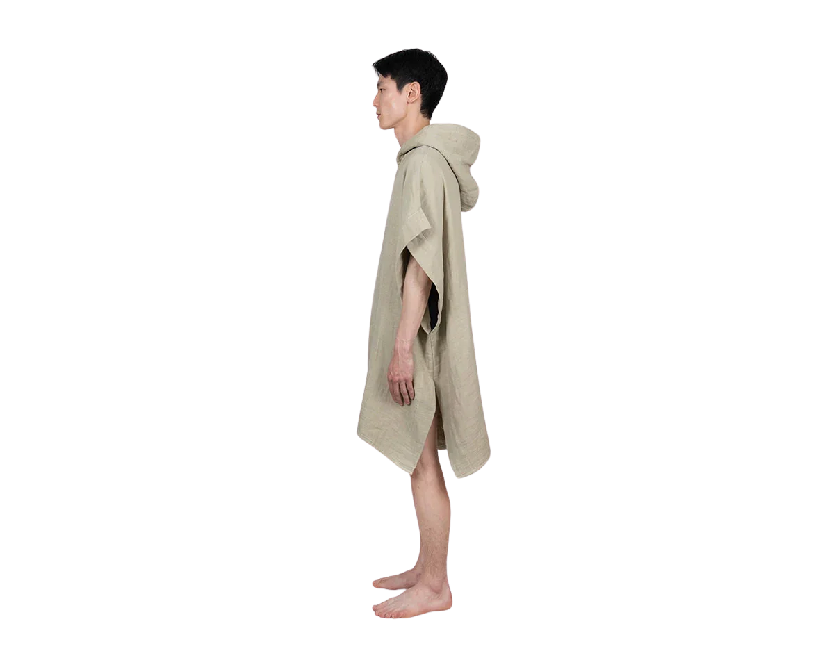 FRAMA - Light Towel Poncho | Sage Green Frama