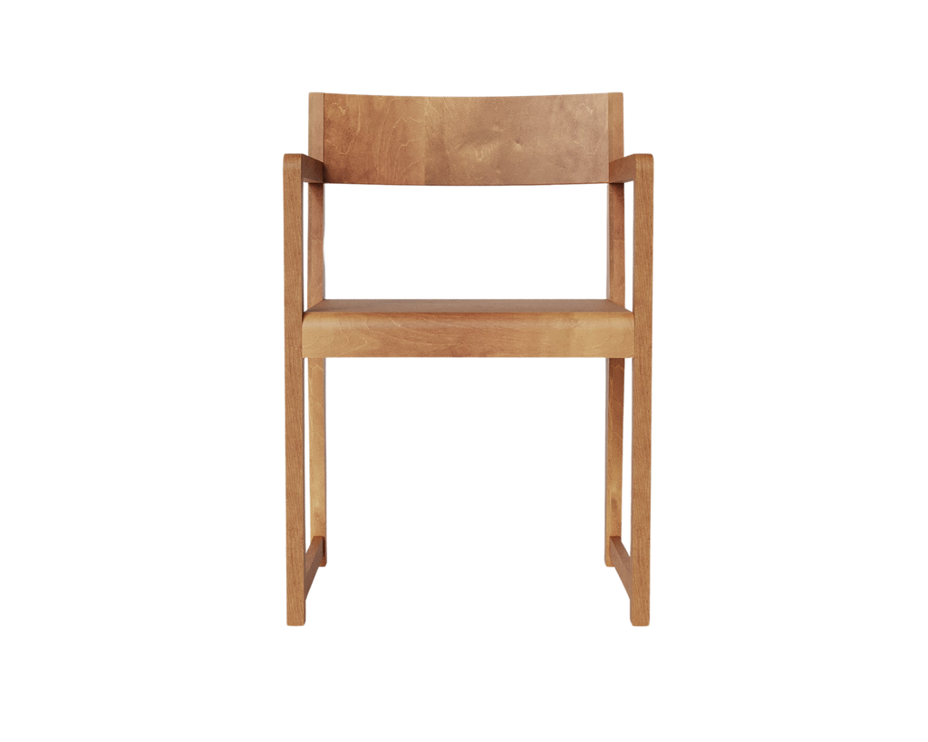 FRAMA - Armrest Chair 01 | Warm Brown Birch