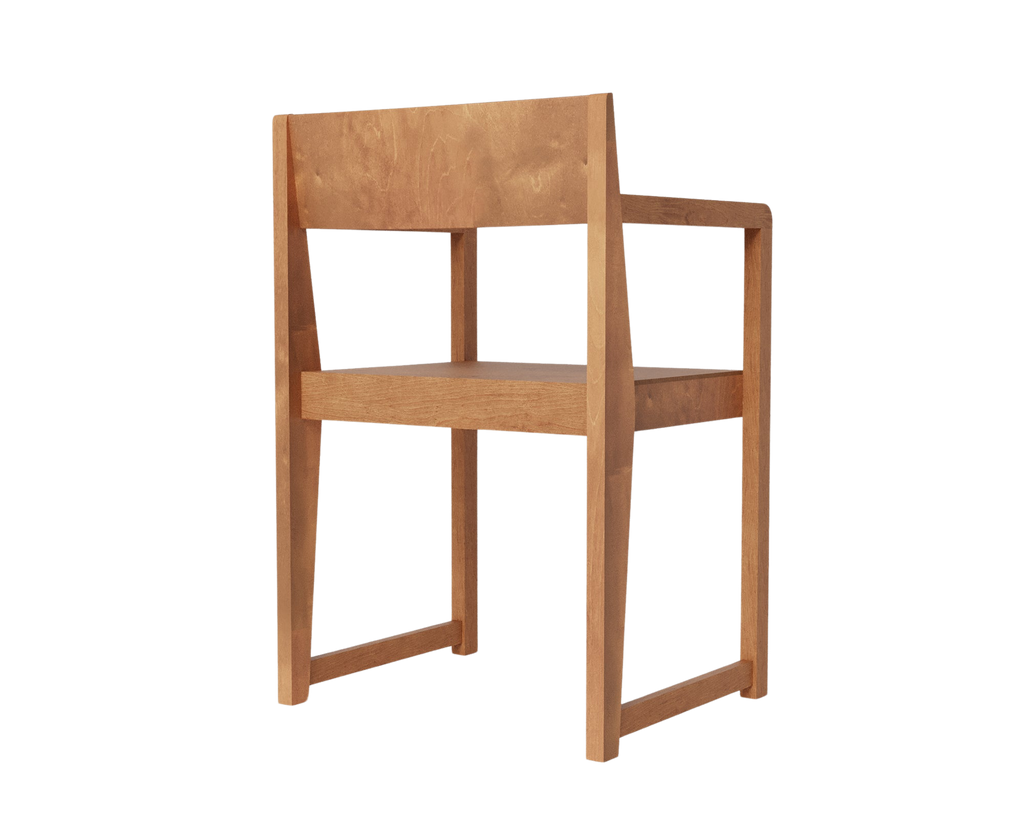 FRAMA - Armrest Chair 01 | Warm Brown Birch