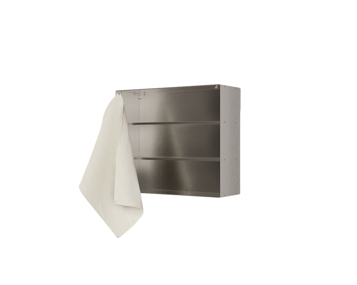 FRAMA - シェルフライブラリーキャンバスキャビネット | ステンレススチール / キャンバス