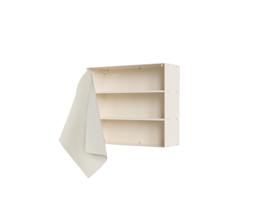 FRAMA - Shelf Library Canvas Cabinet | Warm White Steel / Canvas Frama