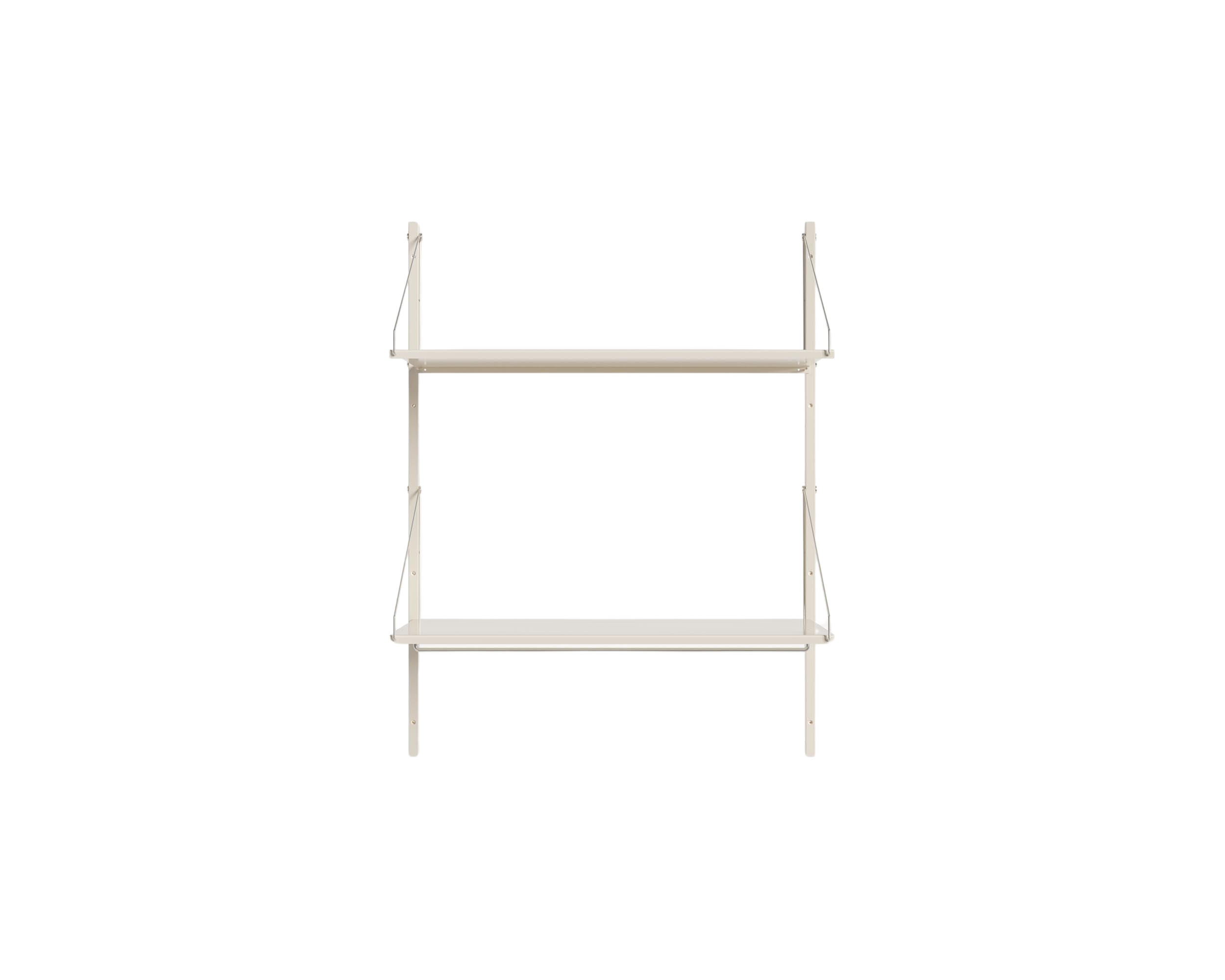 FRAMA - Shelf Library Hanger Section | Warm White Steel | H108.4 / W80 FRAMA