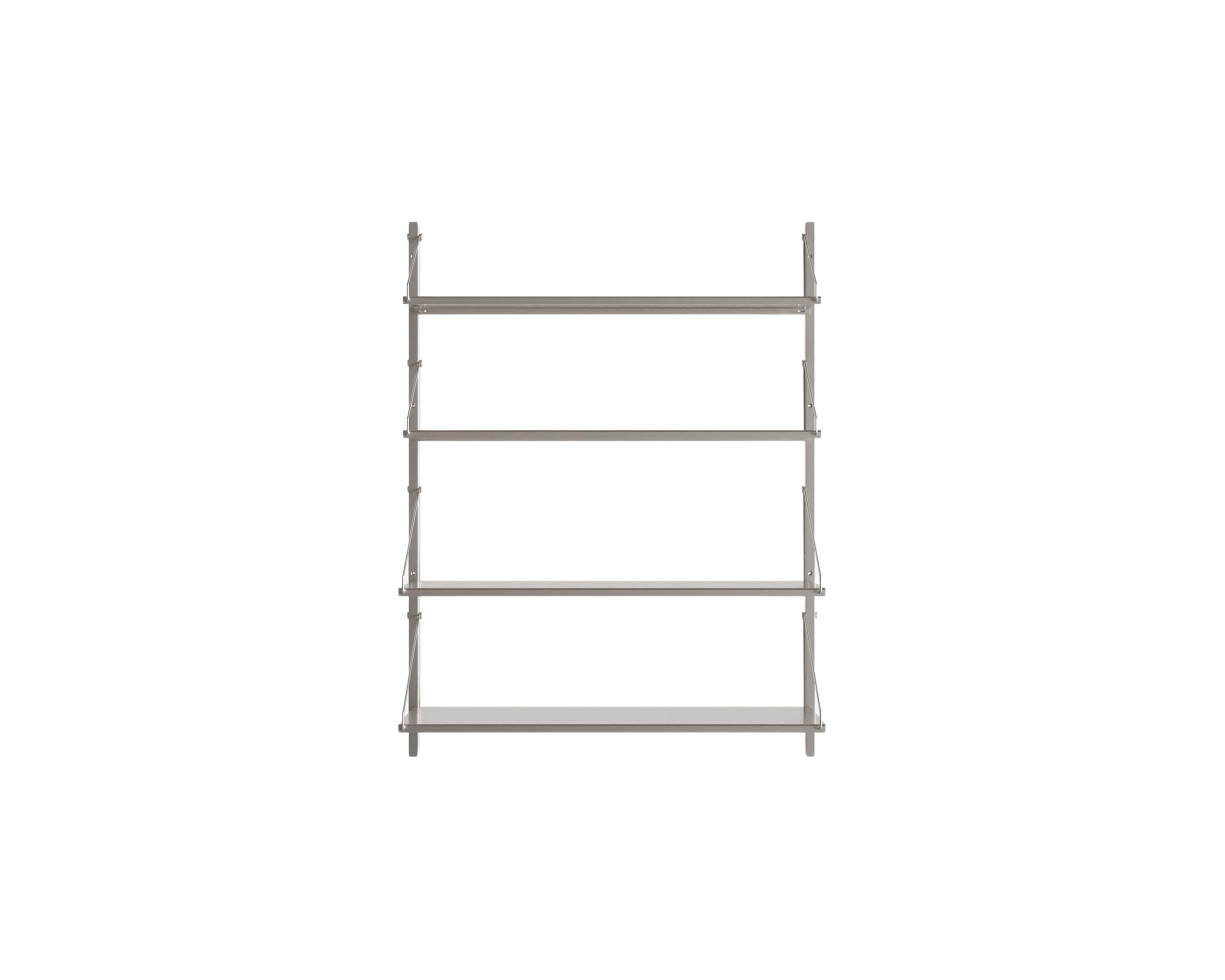 FRAMA - シェルフライブラリ シングルセクション | ステンレススチール | H108.4 / W80