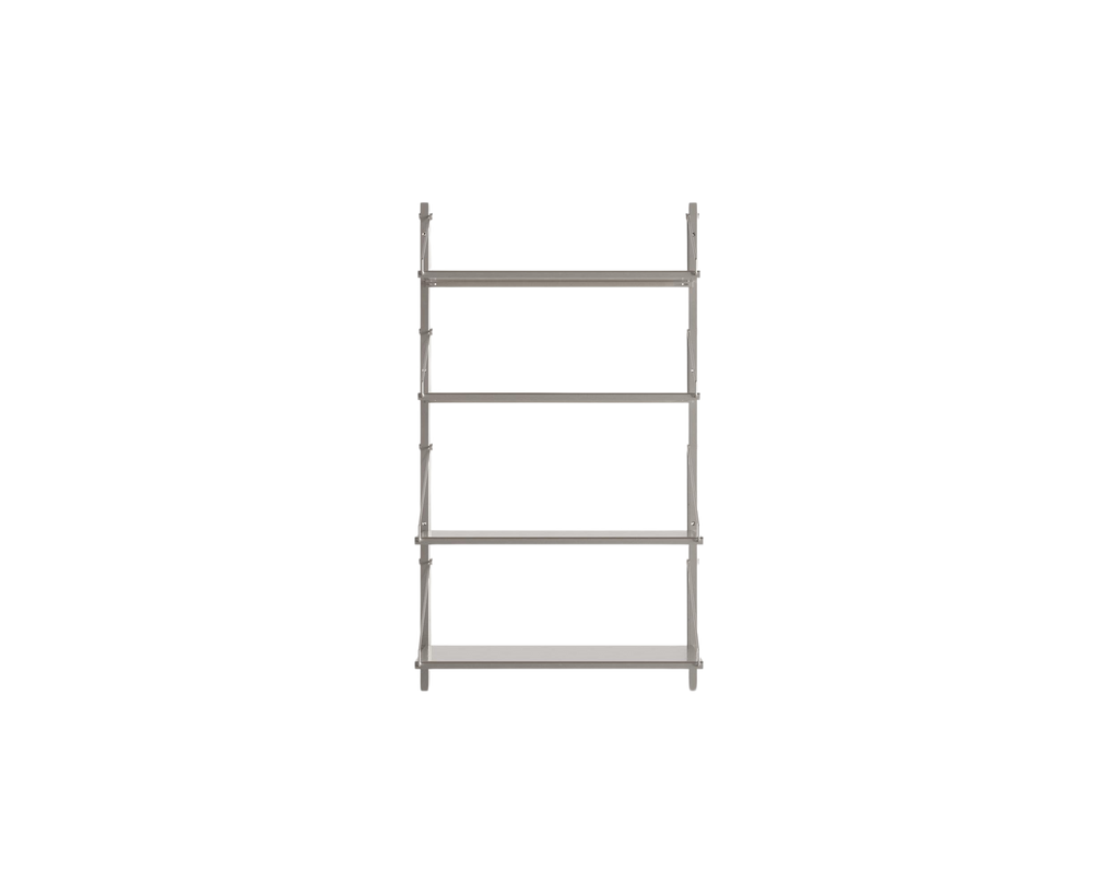 FRAMA - Shelf Library Single Section | Stainless Steel | H108.4 / W60 Frama