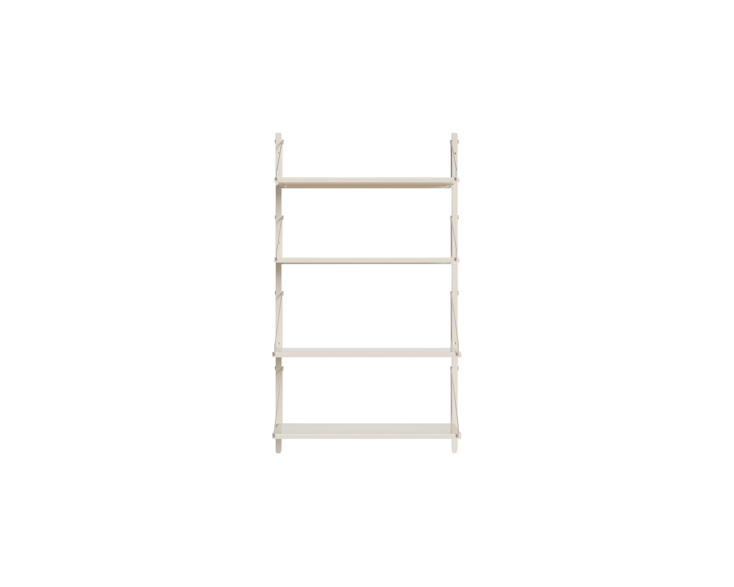 FRAMA - シェルフライブラリー シングルセクション | ウォームホワイトスチール | H108.4 / W60