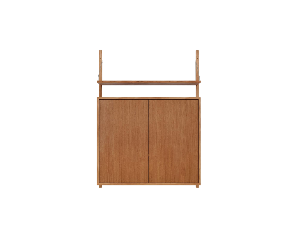 FRAMA - シェルフライブラリー ミディアムキャビネットセクション | ナチュラルオーク | H114.8 / W80