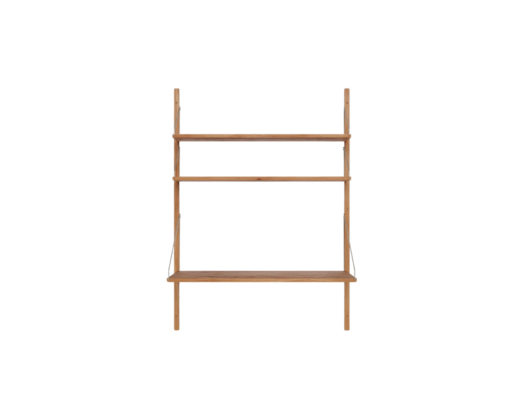 FRAMA - シェルフ ライブラリーデスク セクション | ナチュラルオーク | H114.8 / W80