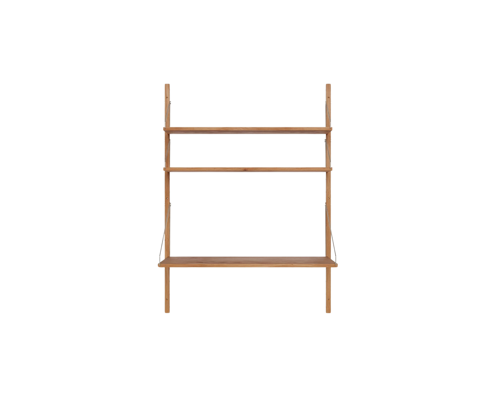 FRAMA - シェルフ ライブラリーデスク セクション | ナチュラルオーク | H114.8 / W80